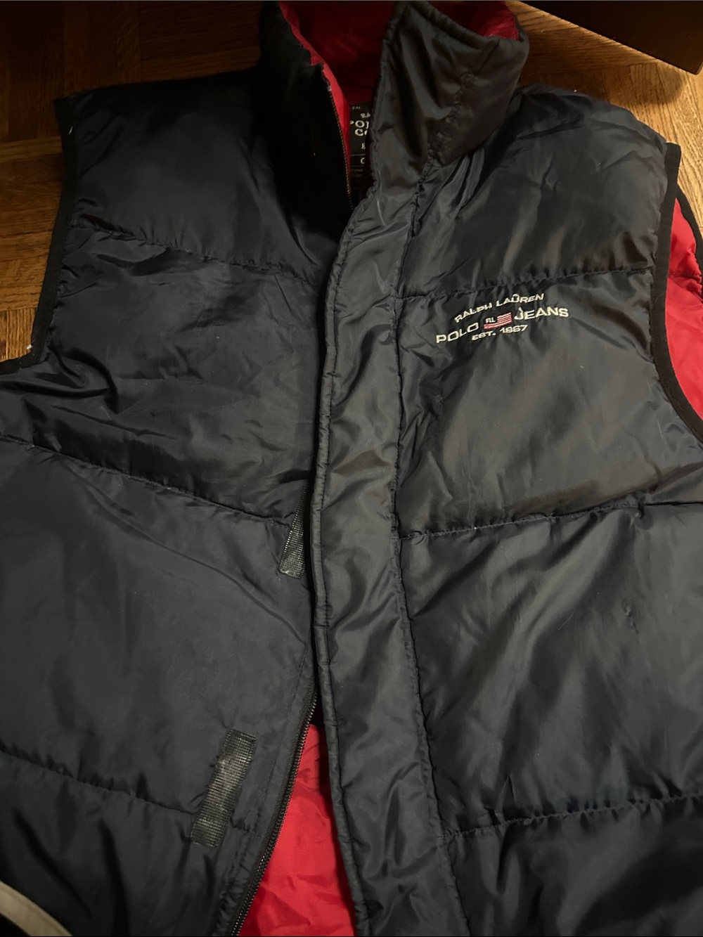 Red Puffer Jacket - Picture 2 of 2